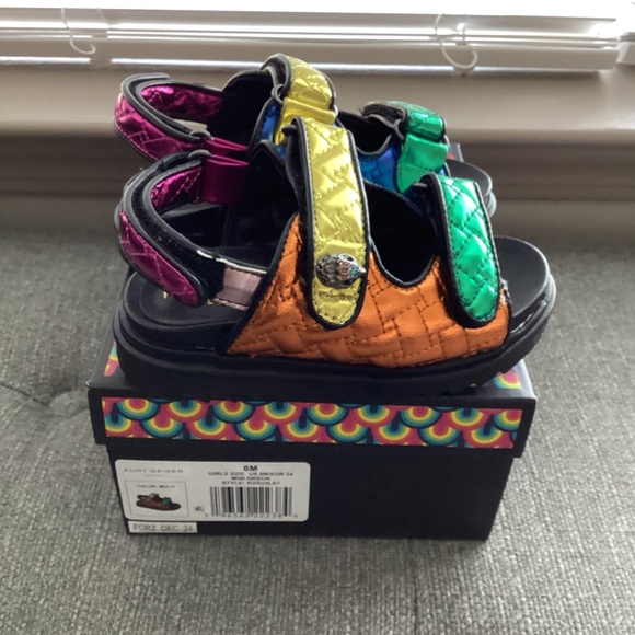 Kurt Geiger London Kids' Mini Orson Sandal (Toddler), size 9M - Picture 8 of 11